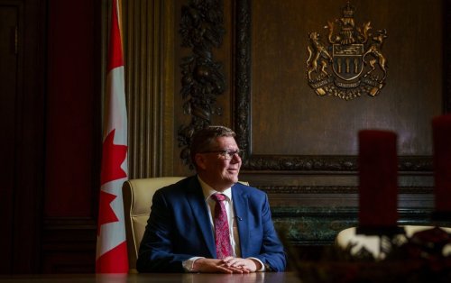 Saskatchewan Premier Scott Moe poses for a photograph in Regina, on Tuesday, Dec. 16, 2025. THE CANADIAN PRESS/Heywood Yu