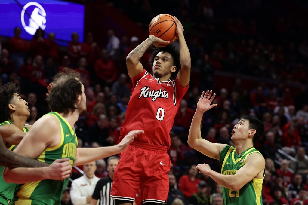 Tariq Francis scores 30, Rutgers beats Oregon 88-85 in overtime