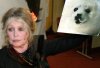 French actor Brigitte Bardot and head of the 