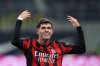 AC Milan's Christian Pulisic celebrates after scoring during the Serie A soccer match between Inter Milan and AC Milan in Milan, Italy, Sunday, Nov. 23, 2025. (Spada/LaPresse via AP)