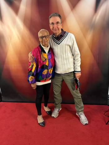 SUPPLIED
                                Martin Zelig, with partner Jennifer, is more mindful of celebrating milestones.