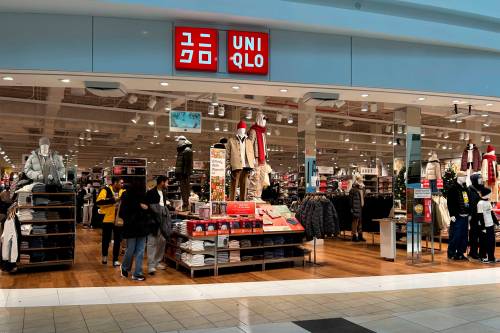 Uniqlo sells women’s, men’s and kids’ apparel. It took in nearly $2 billion in revenue from its North American arm in the 2024 fiscal year. (Anne D’Innocenzio / The Associated Press files)
