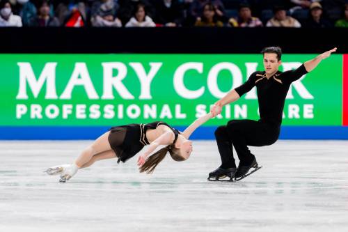 Danielle Earl / Skate Canada
                                Ava Kemp and Yohnatan Elizarov Day 1 of the 2025 ISU Grand Prix of Figure Skating Final, held at the IG Arena in Nagoya, Japan.