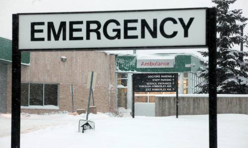 Phil Hossack / Free Press Hossack
                                Doctors Manitoba says patients in Winnipeg could face longer waits at Grace Hospital&rsquo;s ER and the three urgent-care centres at Concordia, Seven Oaks and Victoria hospitals due to staff vacancies.