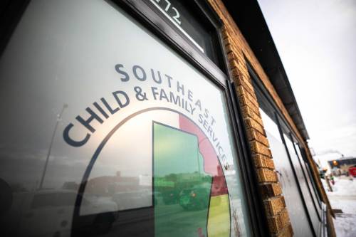 Southeast Child and Family Services at 472 Notre Dame Ave. (Mikaela MacKenzie / Free Press)