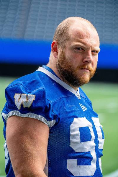 NIC ADAM / FREE PRESS files
                                Jake Thomas played 223 games for the Blue and Gold.