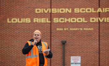 JOHN WOODS / FREE PRESS FILES
                                Collège Jeanne-Sauvé teacher Kay Wojnarski