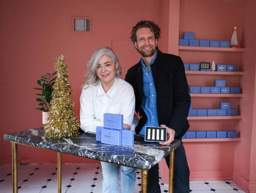 Ruth Bonneville / Free Press
                                Dominika Dratwa and Jon Askholm, co-founders of Memorease, have included four scents in the olfactory training kit that lasts eight to 12 months.