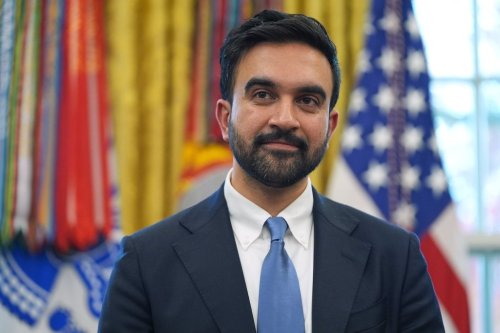 FILE - New York City Mayor-elect Zohran Mamdani listens as President Donald Trump speaks in the Oval Office of the White House, Friday, Nov. 21, 2025, in Washington. (AP Photo/Evan Vucci, File)