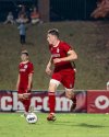 Canadian defender Nikola Markovic is shown playing for North Carolina State against Syracuse in ACC Tournament play, in Raleigh, N.C., in a Nov. 9, 2025, handout photo. THE CANADIAN PRESS/Handout — North Carolina State, Elizabeth Hallmark (Mandatory Credit)