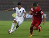 FILE - Mato Grgic of North East United FC, right, and Ulises Davila of Delhi Dynamos FC fight for a ball during the Hero Indian Super League soccer match in Gauhati, India, on Feb. 7, 2019, (AP Photo/Anupam Nath, File)