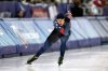 Jordan Stolz competes in the men's 500 meters at the U.S. Olympic trials for long track speed skating at the Pettit National Ice Center Sunday, Jan. 4, 2026 in Milwaukee. (AP Photo/Morry Gash)