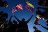 Venezuelans celebrate in Santiago, Chile, Saturday, Jan. 3, 2026, after U.S. President Donald Trump announced that President Nicolas Maduro had been captured and flown out of Venezuela. THE CANADIAN PRESS/AP-Esteban Felix
