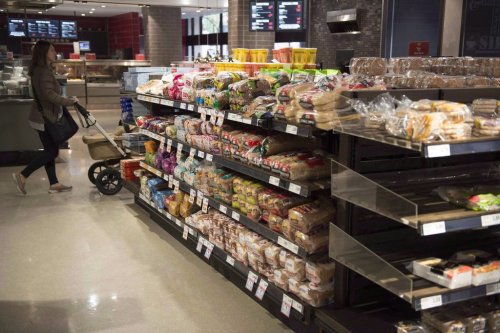Various brands of bread sit on shelves in a grocery store in Toronto on Wednesday Nov. 1, 2017. THE CANADIAN PRESS/Doug Ives