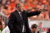 FILE - Bulgaria's coach Dimitar Penev gestures on the touchline during their Group G Euro 2008 qualifying soccer match between The Netherlands and Bulgaria at the Arena stadium, in Amsterdam, The Netherlands, Saturday Sept. 8, 2007. (AP Photo/Ermindo Armino, File)