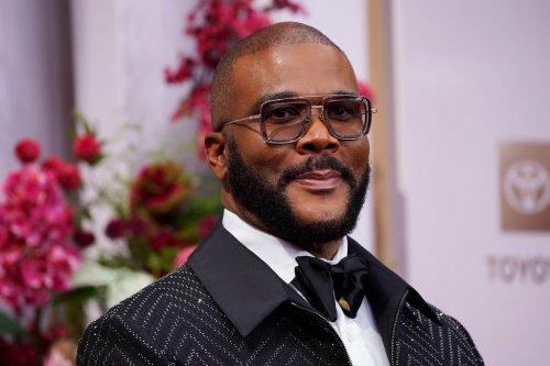 FILE - Tyler Perry arrives at the BET Awards, June 9, 2025, at the Peacock Theater in Los Angeles. (Photo by Jordan Strauss/Invision/AP, File)