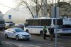 Police block the road near the scene of a deadly explosion in Moscow, Wednesday, Dec. 24, 2025. (AP Photo/Pavel Bednyakov)
