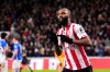 Brentford's Igor Thiago celebrates scoring during the English Premier League soccer match between Brentford and Sunderland in London, Wednesday Jan. 7, 2026. (John Walton/PA via AP)
