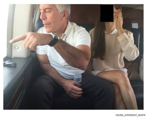 This undated redacted photo released by Democrats on the House Oversight Committee Thursday, Dec. 18, 2025, shows Jeffrey Epstein. (House Oversight Committee via AP)