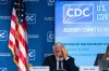 Dr. Robert Malone chairs a meeting of the CDC Advisory Committee on Immunization Practices in Atlanta on Friday, Dec. 5, 2025 to consider changes in hepatitis B vaccine recommendations for infants. (AP Photo/Ben Gray)