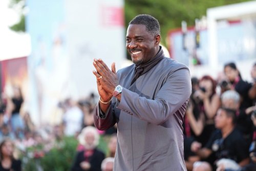 FILE - Idris Elba poses for photographers at the red carpet for the film 'A House of Dynamite' during the 82nd edition of the Venice Film Festival in Venice, Italy, on Tuesday, Sept. 2, 2025. (Photo by Scott A Garfitt/Invision/AP, File)