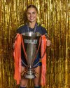 Canadian midfielder Jordyn Listro is shown in this handout photo, after leading the Tampa Bay Sun to the inaugural USL Women's Super League championship with a 1-0 victory over Fort Lauderdale United, at Riverfront Stadium, in Tampa, Fla., on June 14, 2025. THE CANADIAN PRESS/Handout - Tampa Bay Sun FC (Mandatory Credit)