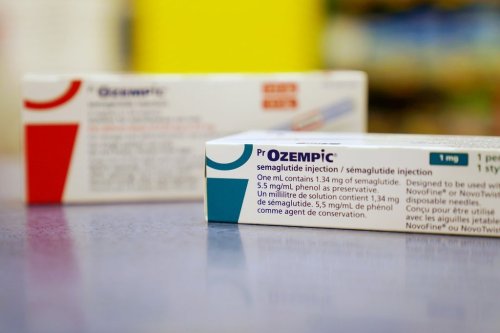 Ozempic is shown at a pharmacy in Toronto on Wednesday, April 19, 2023. THE CANADIAN PRESS/Joe O'Connal