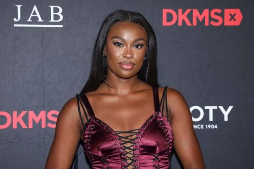 FILE - Singer-songwriter Coco Jones attends the 19th annual DKMS Gala, to benefit the fight against blood cancer and blood disorders, at Cipriani Wall St. on Tuesday, Oct. 14, 2025, in New York. (Photo by Andy Kropa/Invision/AP, File)