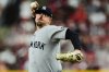 FILE - New York Yankees pitcher Mark Leiter Jr. delivers during the 10th inning of a baseball game against the Cincinnati Reds, Tuesday, June 24, 2025, in Cincinnati. (AP Photo/Joshua A. Bickel, File)