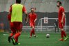 Duncan McDonald, centre, named Canada Soccer Para Player of the year, is shown in action in this handout photo, at a Para Soccer national camp in Pickering, Ont., on Nov. 2, 2021. THE CANADIAN PRESS/Handout - Canada Soccer, Martin Bazyl (Mandatory Credit)