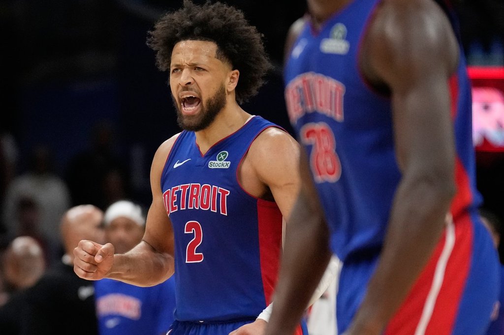Cunningham scores 27 points as Pistons break nine-game losing streak with 114-110 win over Cavs