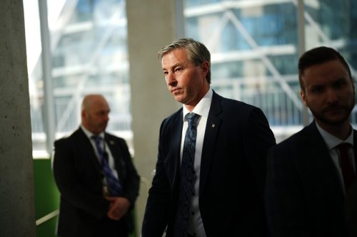 Nova Scotia Premier Tim Houston arrives for a first ministers meeting in Ottawa on Wednesday, Jan.15, 2025. THE CANADIAN PRESS/Sean Kilpatrick