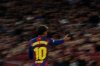Barcelona's Lamine Yamal, reacts during the Champions League opening phase soccer match between Barcelona and Eintracht Frankfurt in Barcelona, Spain, Tuesday, Dec. 9, 2025. (AP Photo/Joan Monfort)