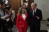 Prime Minister Mark Carney speaks with Minister of Transport and Internal Trade Chrystia Freeland as they leave a cabinet meeting on Parliament Hill in Ottawa, Tuesday, Sept. 16, 2025. THE CANADIAN PRESS/Adrian Wyld