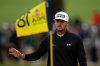 FILE - Mito Pereira, of Chile, waves after making a putt on the 18th hole during the third round of the PGA Championship golf tournament at Southern Hills Country Club, Saturday, May 21, 2022, in Tulsa, Okla. (AP Photo/Sue Ogrocki, File)