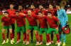 Morocco's starting team phone for photographers ahead of the African Cup of Nations Group A soccer match between Morocco and Mali in Rabat, Friday, Morocco 26, 2025. (AP Photo/Mosa'ab Elshamy)