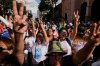 Government supporters demand President Nicolas Maduro's release from U.S. custody during a protest in Caracas, Venezuela, Sunday, Jan. 4, 2026. (AP Photo/Ariana Cubillos)