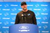 Detroit Lions head coach Dan Campbell speaks during a news conference after an NFL football game against the Pittsburgh Steelers, Sunday, Dec. 21, 2025, in Detroit. (AP Photo/Ryan Sun)