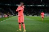 Barcelona's Lamine Yamal celebrates after scoring the opening goal with his teammate Barcelona's Raphinha during a Spanish La Liga soccer match between Elche and Barcelona in Elche, Spain, Saturday, Jan. 31, 2026. (AP Photo/Jose Breton)