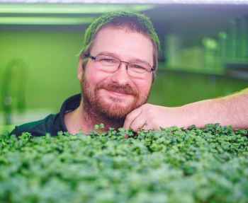 MIKE DEAL / FREE PRESS
                                Fresh Forage owner Joel Weber says the industry is currently a niche market with tough margins. He will shutter his indoor farm Jan. 30.