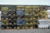 Lobster traps near Dipper Harbour on Route 790 in New Brunswick on Tuesday, May 6, 2025. THE CANADIAN PRESS/Graham Hughes