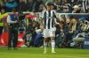 Newcastle's Bruno Guimaraes walks off the field during the Champions League soccer match between Newcastle and PSV in Newcastle, England, Wednesday, Jan. 21, 2026. (AP Photo/Ian Hodgson)