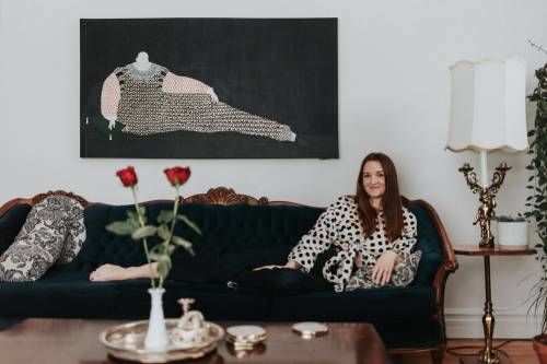 Supplied
                                Charlotte Sigurdson gave up being a lawyer to be a full-time artist.