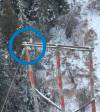 MANITOBA HYDRO Hydro workers spotted a downed line over the Nelson River about 10 kilometres from Pimicikamak Cree Nation, while flying over in a helicopter Monday morning.