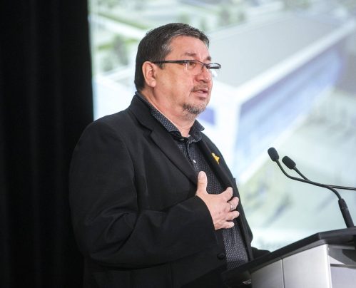 MIKAELA MACKENZIE / FREE PRESS FILES
                                Pimicikamak Chief David Monias estimates the minimum cost of recovery from the damage caused to his community to be around $45 million.