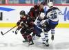 Patrick Doyle / THE CANADIAN PRESS
                                Ottawa Senators&rsquo; Thomas Chabot (72), Winnipeg Jets&rsquo; Nino Niederreiter (62), Senators&rsquo; Brady Tkachuk (7), and Jets&rsquo; Morgan Barron (36) battle for the puck in the second period in Ottawa on Saturday.
