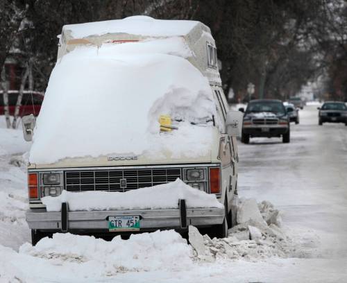 This problem is entirely avoidable if the city would only get serious about properly enforcing parking bans. (Wayne Glowacki / Free Press files)