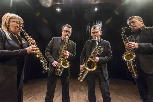 Georges Dutil photo
                                Montreal saxophone quartet Quasar will perform March 5 at Winnipeg Art Gallery featuring audio-visual and surround-sound works written specially for the quartet.