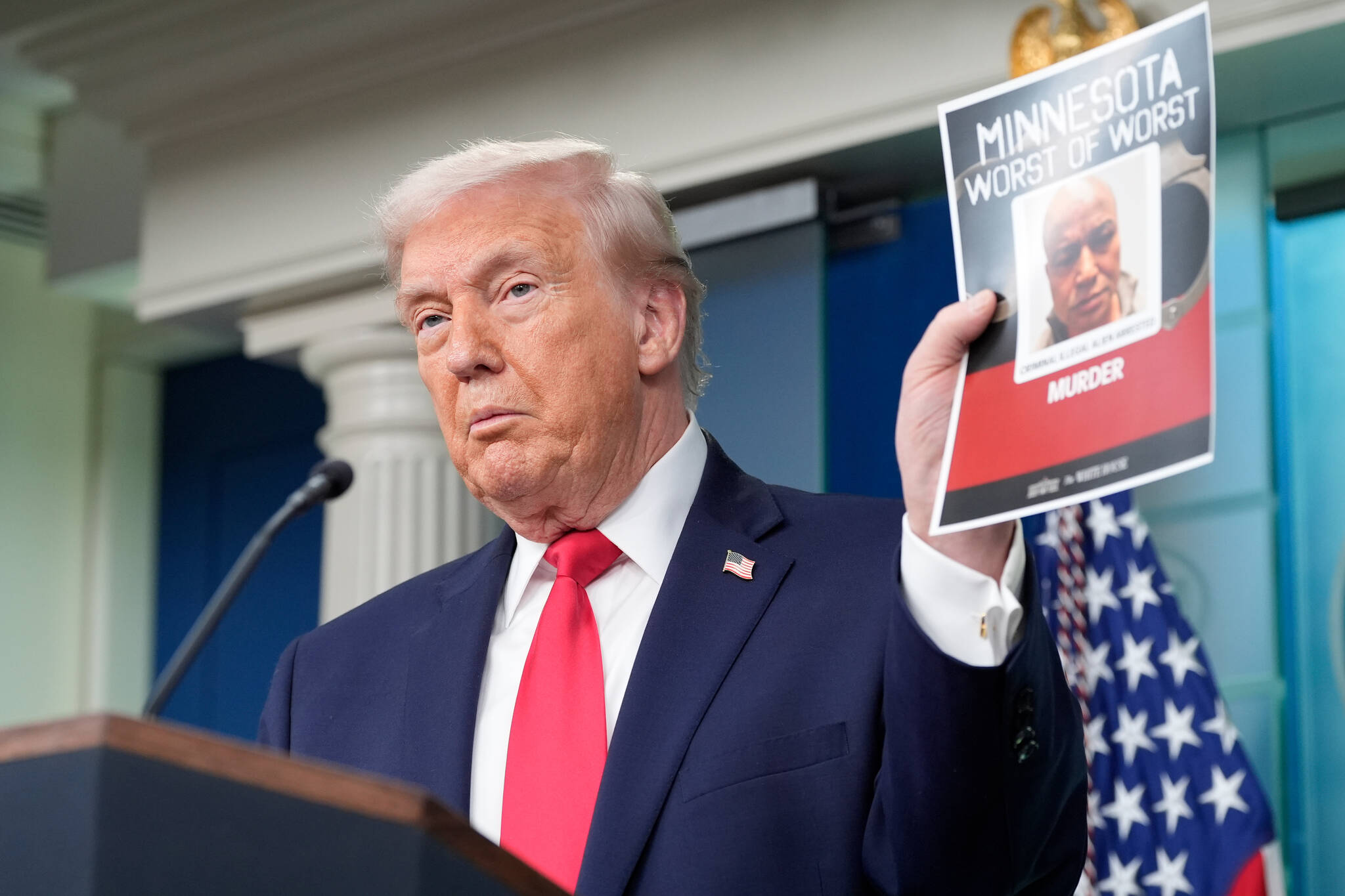 Yet again, Trump rambles at the world