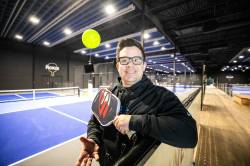MIKAELA MACKENZIE / FREE PRESS
                                Picklr Winnipeg South general manager Brent Bernas said he wants the facility to be the premier pickleball community hub in the city for &lsquo;beginner-level pickleball to the elite player.&rsquo;